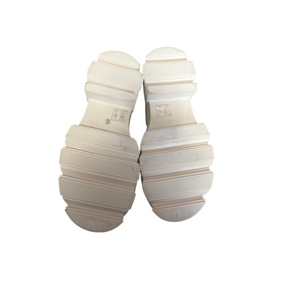 Azalea Wang Pearl Embellished Platform Combat Boots Sz 6 Y2K diamond NEW - Picture 6 of 10